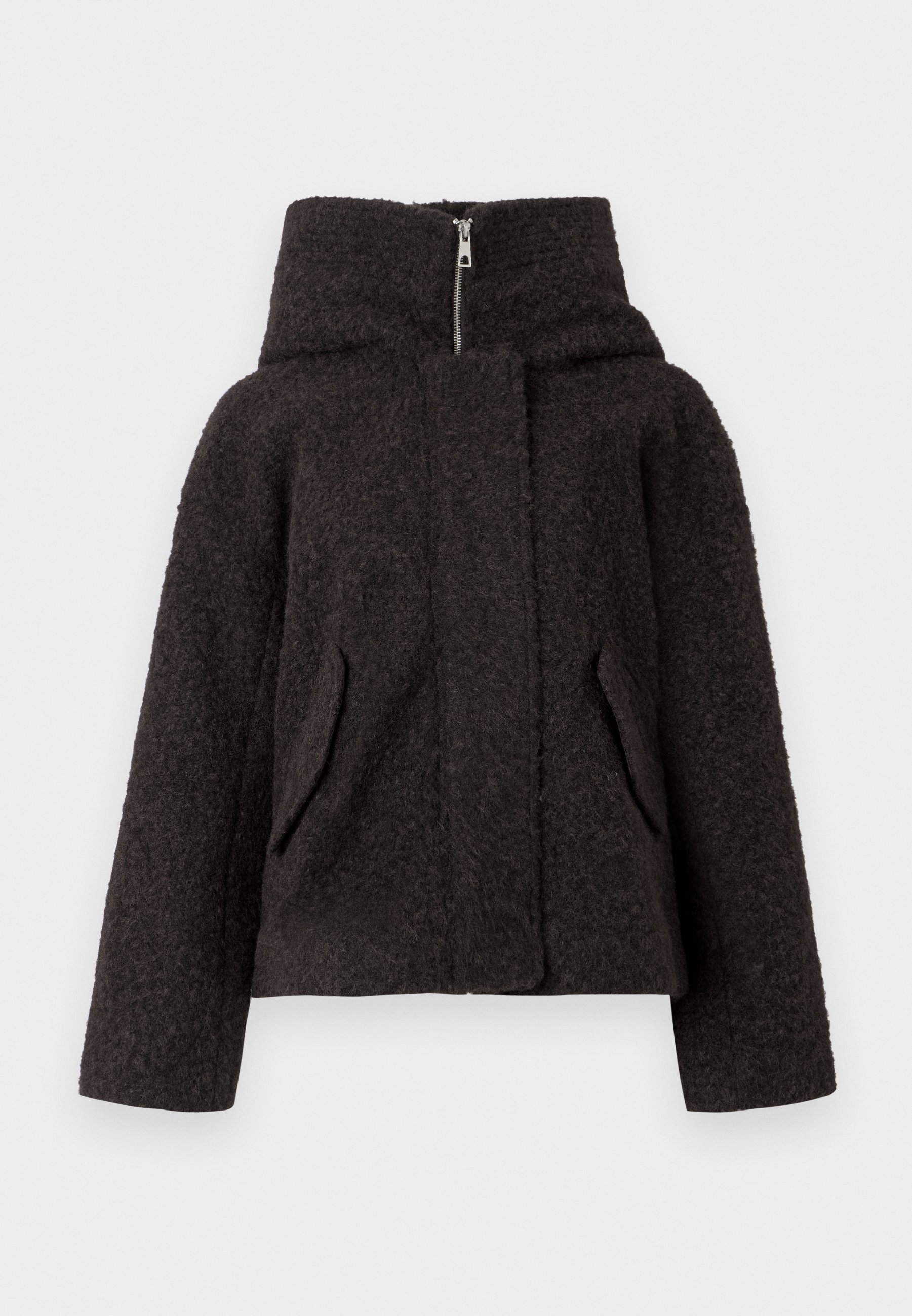 JDY JDYNEVADA HOOD JACKET - Winterjas - chocoladetaart