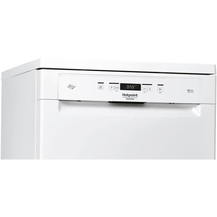 Lava-louças de instalação livre HOTPOINT HFC3T232WG - 14 serviços - Indução - 60 cm de largura - 42 dB - Branca