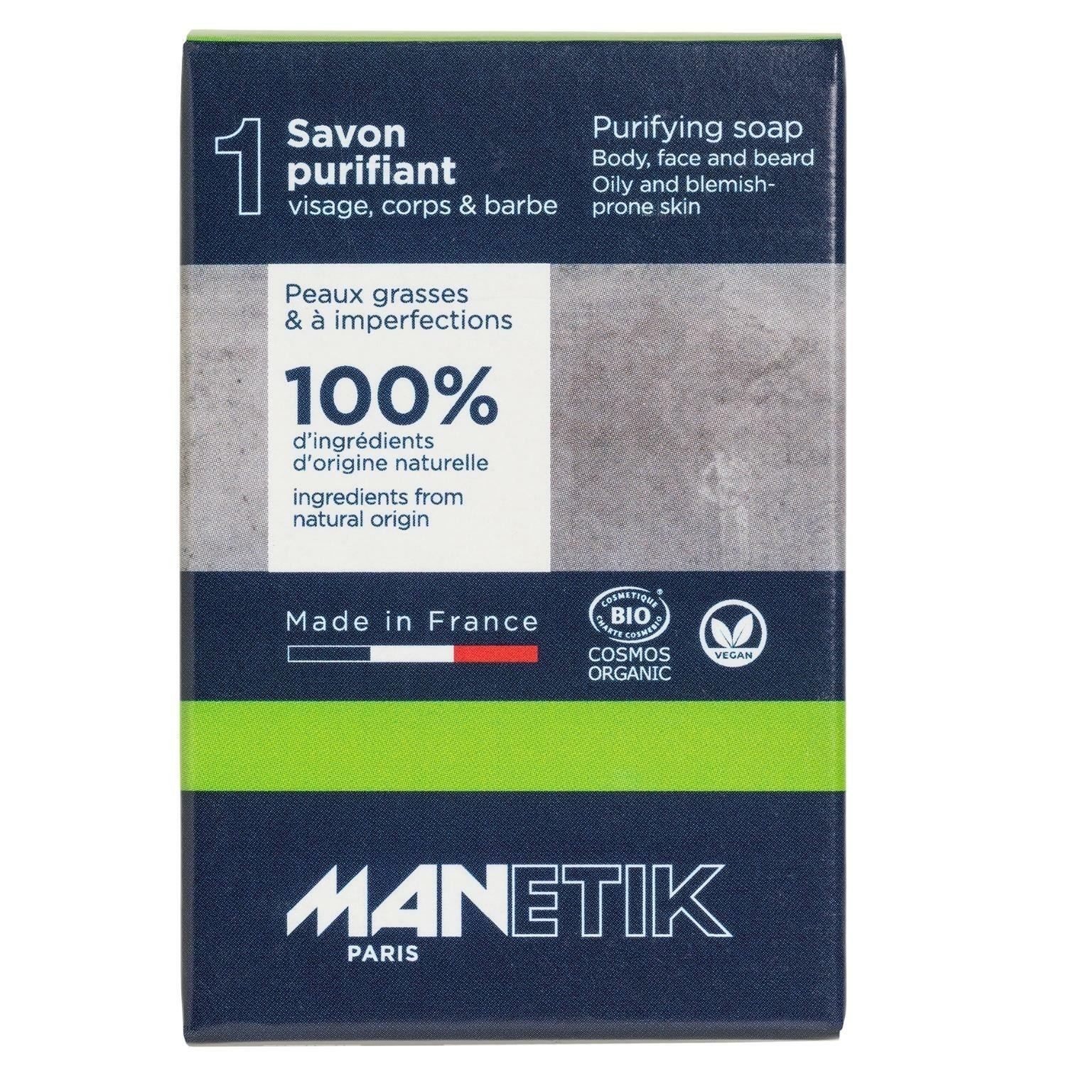 MANETIK Savon purifiant Corps, visage & barbe