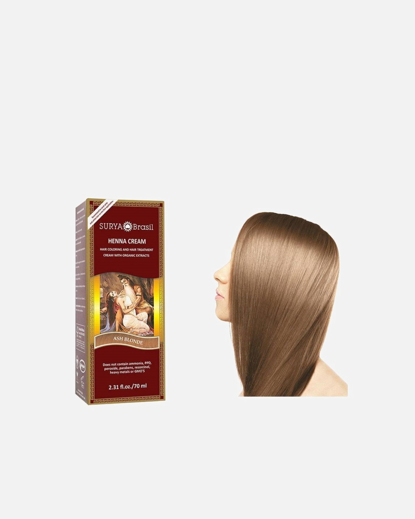 Surya Brasil Haarfärbe-Henna-Creme – 70 ml