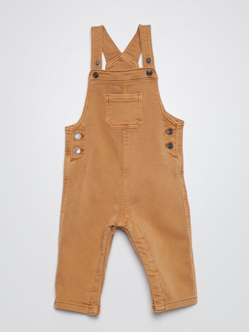 Macacão jeans - MARROM