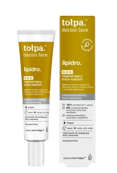 Tołpa Dermo Face Lipidro S.O.S. - Regenerujący krem-balsam 40ml