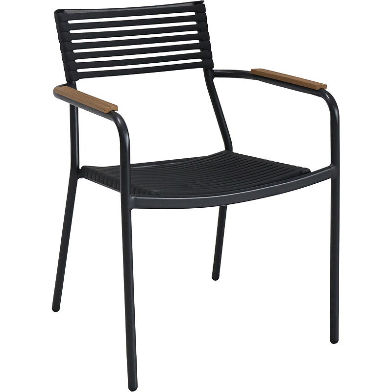 Staplingsstol Stål med plastsits/rygg, Fyn