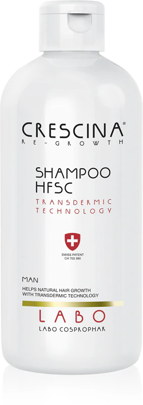 Crescina Transdermale Shampoo voor Mannen tegen Dunner wordend haar en Haaruitval