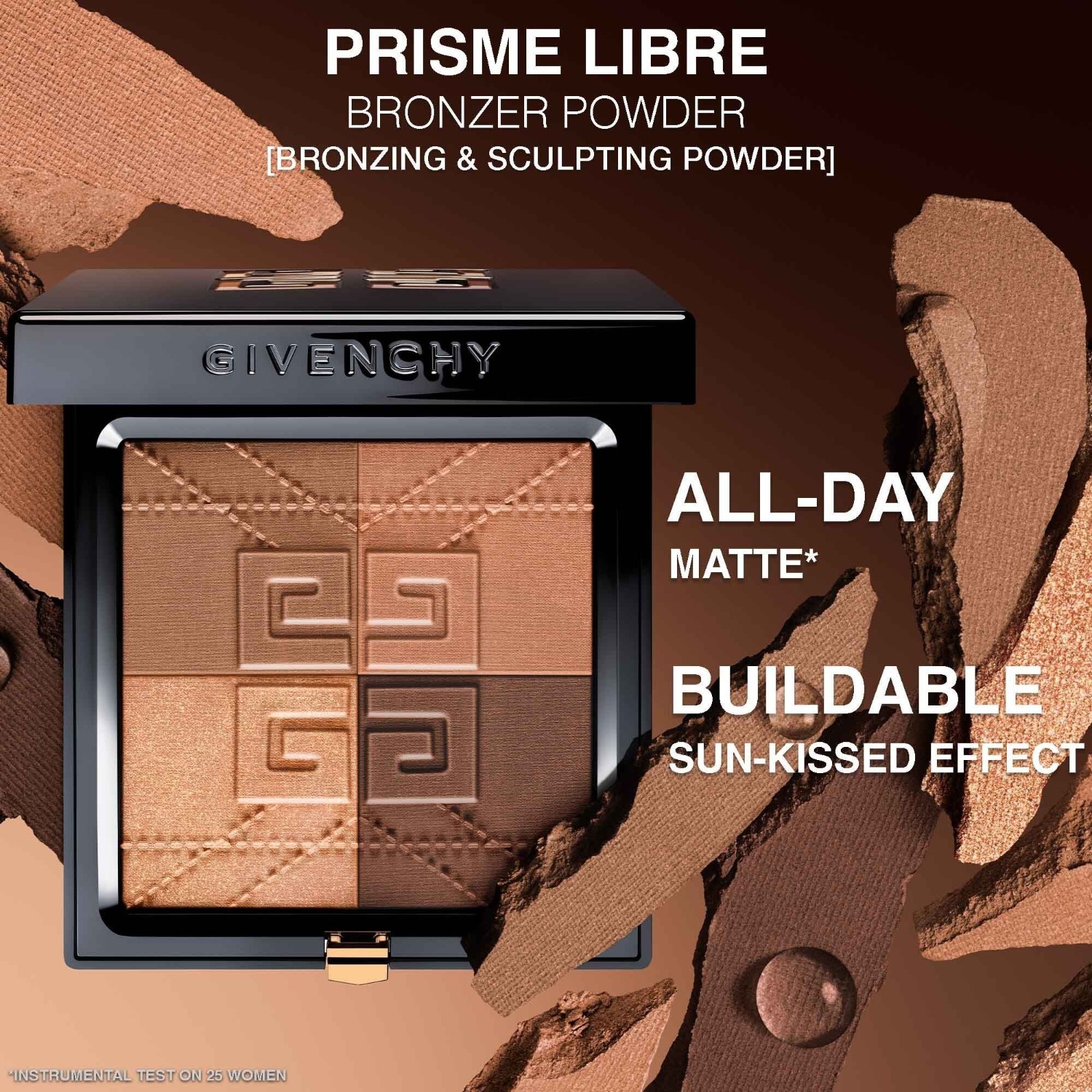 Givenchy Bronzer Prisme Libre puder za bronziranje i konturiranje u 4 boje – 7 g