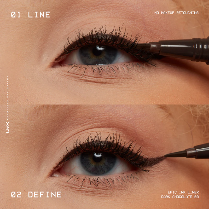 NYX Professional Makeup Epic Ink Liner Precision vodeodolná očná linka