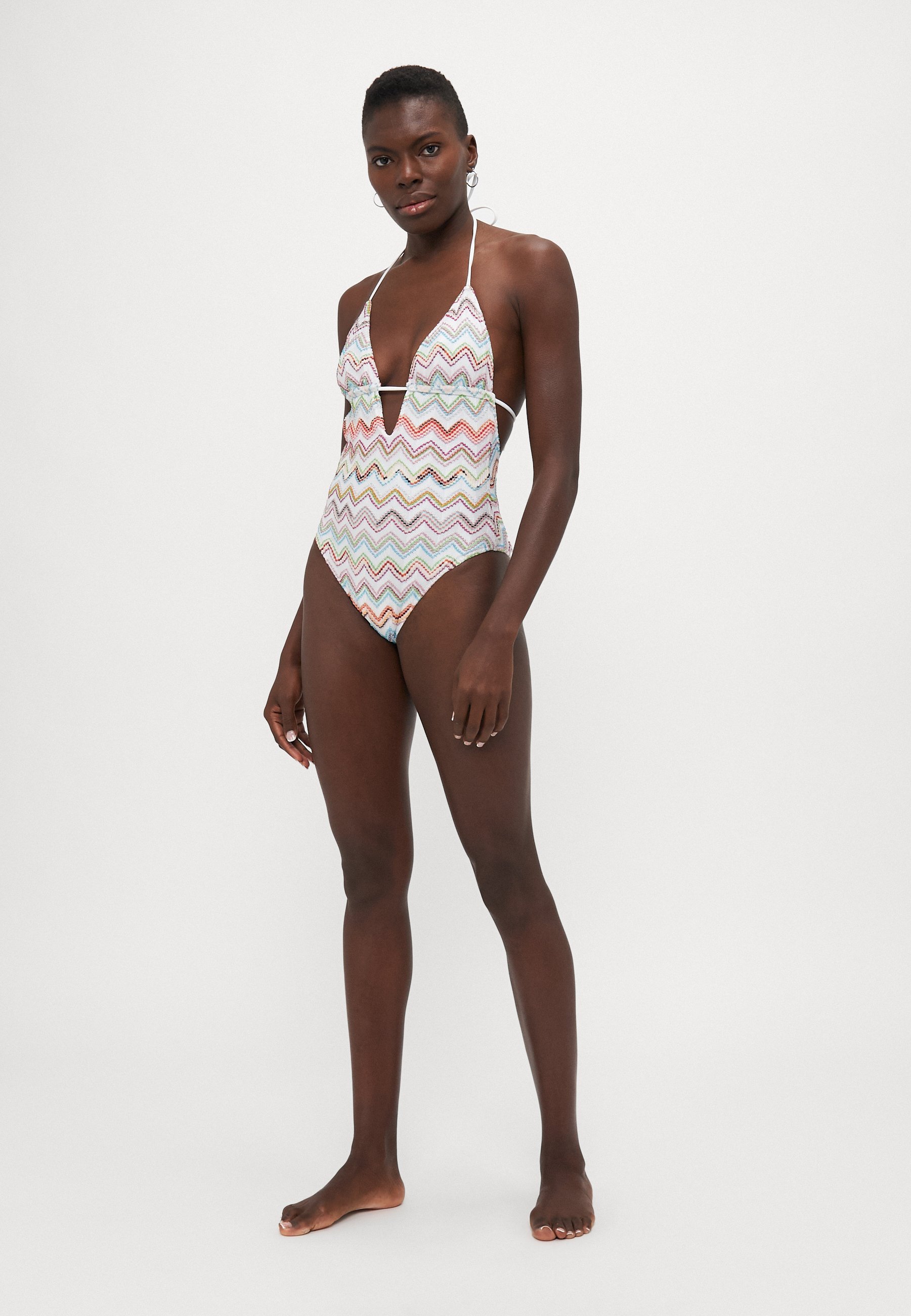 Missoni ONE PIECE - Zwempak - veelkleurig/wit