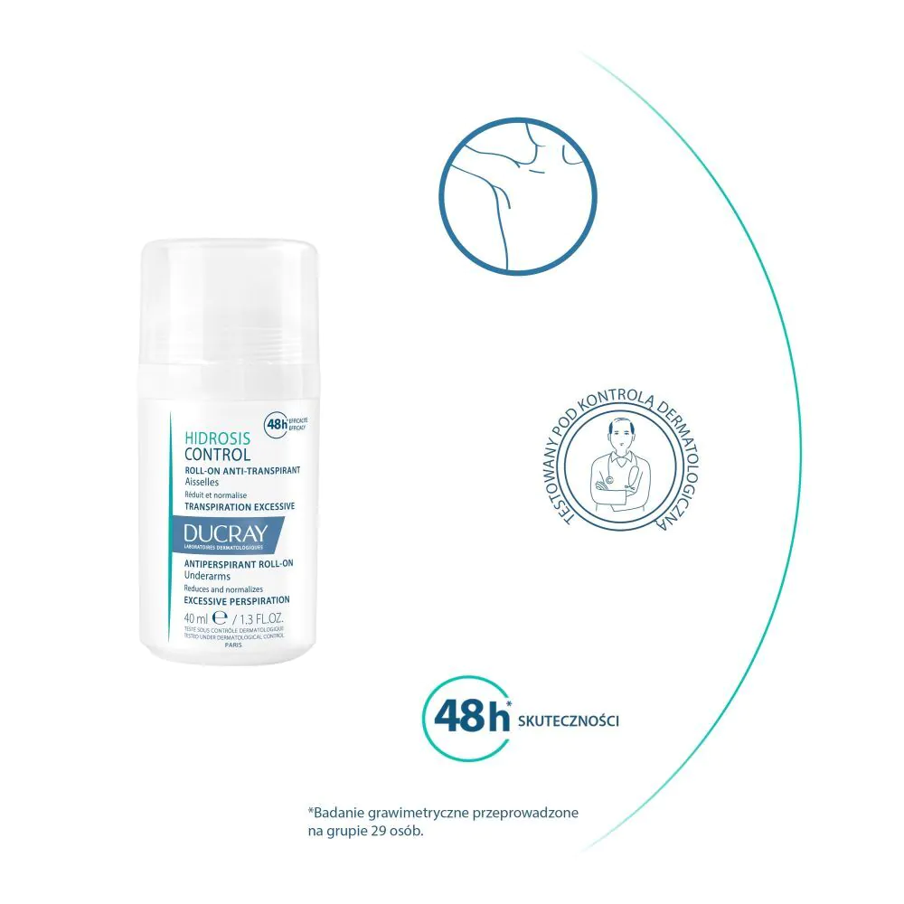Ducray Hidrosis Control Antyperspirant w kulce