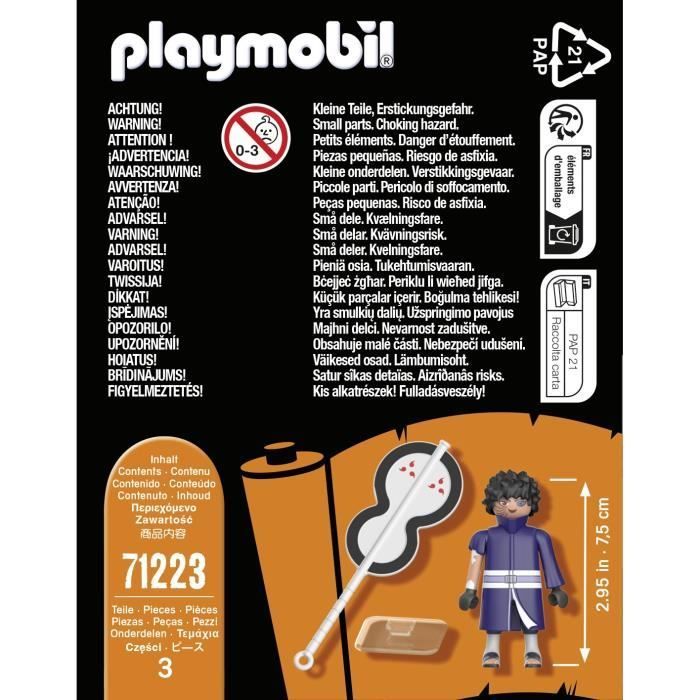PLAYMOBIL 71223 Obito - Naruto Shippuden - Dès 5 ans