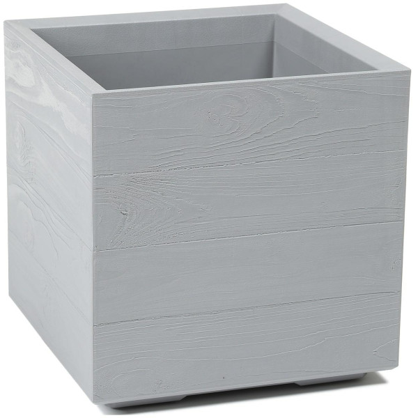 Donica Betonique deska 39x39 cm recykling szara nowoczesna doniczka