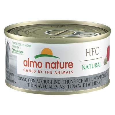 Almo Nature HFC Naturkonserven in Dosen, Sparpackung 24 x 70 g