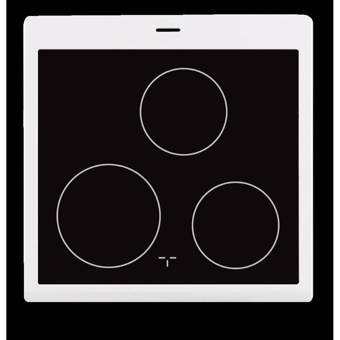 OCEANIC 50 x 50 cm ceramic hob - natural convection oven - 48L oven - white