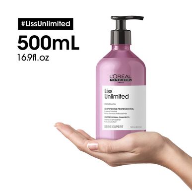 L'Oréal Professionnel Serie Expert Liss Unlimited sampon simító és gubancosodást gátló sampon 500 ml