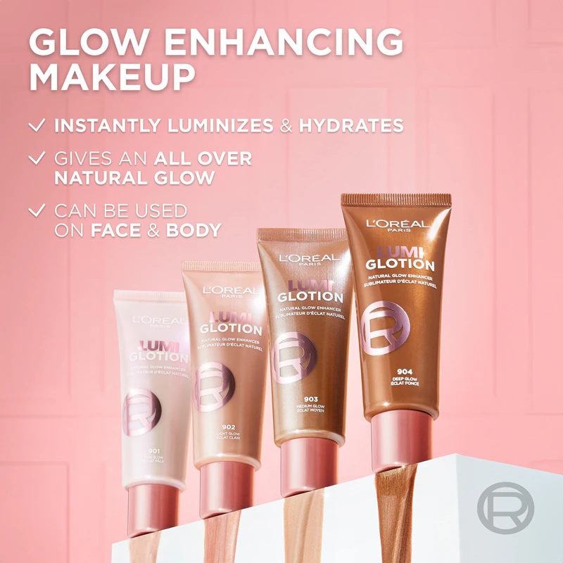 Creme hidratante iluminador L'Oréal Paris Lumi Glotion