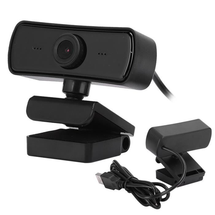 Webcam - HURRISE - 4K USB Camera - Built-in Microphone - 360° Rotation - Plug and Play