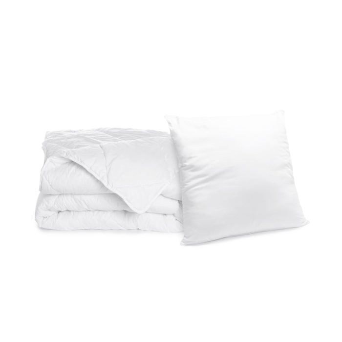 Set composto da piumone caldo e cuscino lavabile per letto singolo - Piumone 140x200 cm + 1 cuscino 60x60 cm