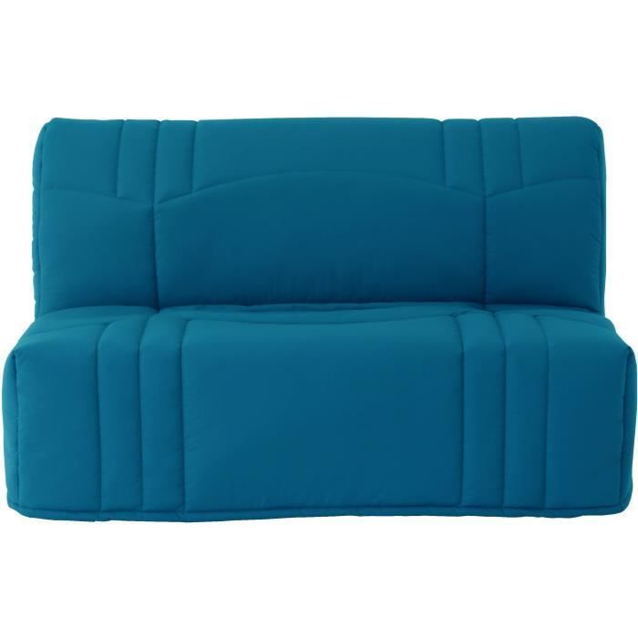 DREAM BZ sofa bed - 100% Cotton fabric, duck blue - Sleeping area 140x190 cm