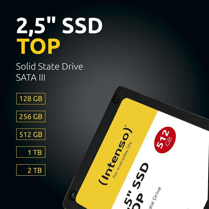 Internal hard drive - INTENSO - 3812430 - 128GB - 2.5