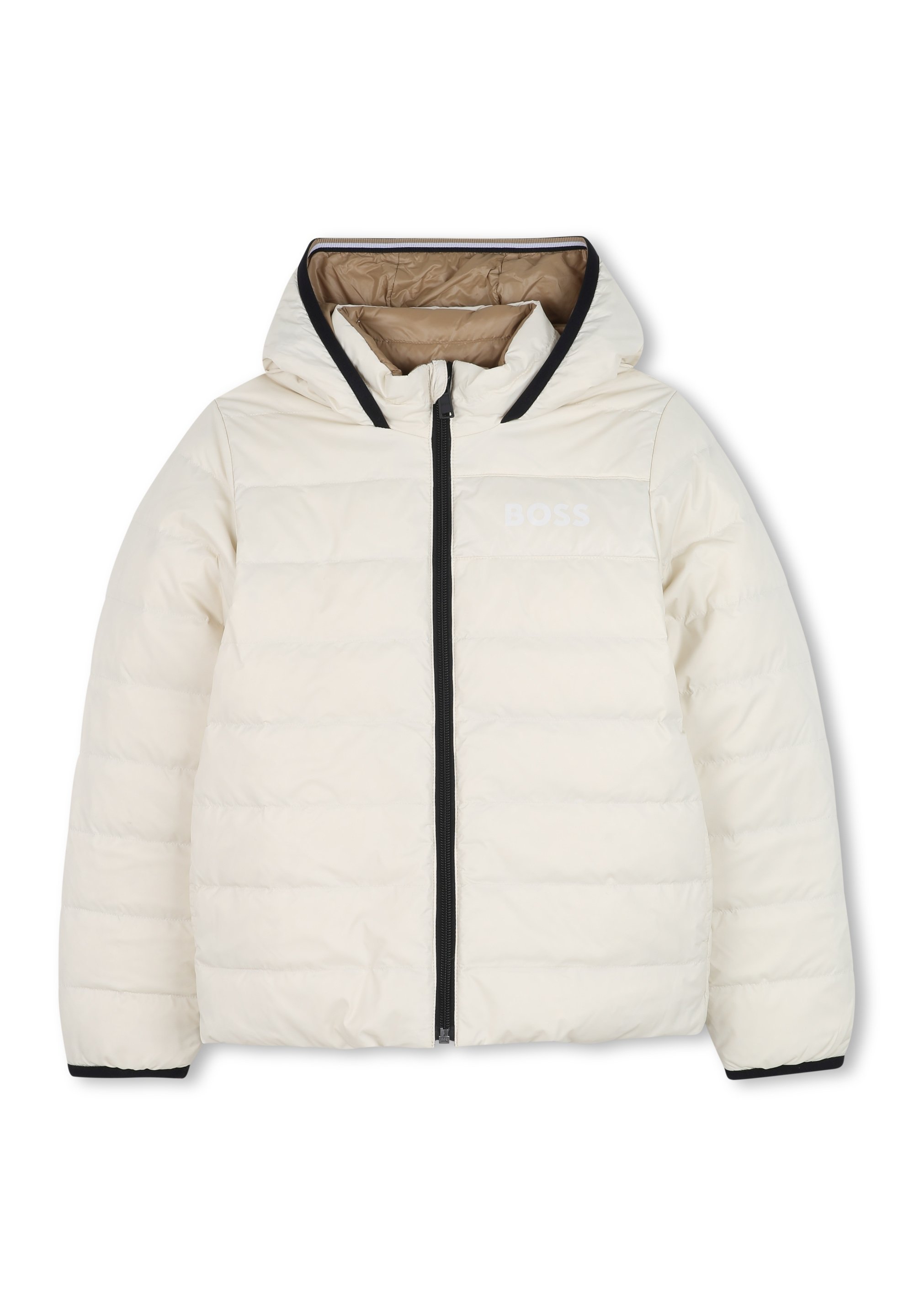 BOSS Kidswear JUNIOR OMKEERBARE PUFFERJACKET - Donsjack - zand