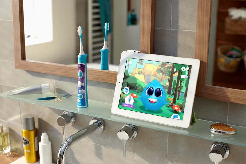 Philips Sonicare For Kids HX6322/04 sonická elektrická zubná kefka pre deti s Bluetooth pripojením