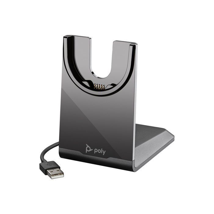 Oplaadstation - Poly - Voyager 43 / Focus 2 - USB-A - Draadloos opladen - Zwart