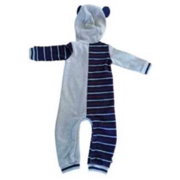 Combinaison Pyjama A Capuche Bébé Garcon Disney Mickey