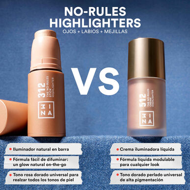 3INA The No-Rules Highlighter Stick Highlighter 27 g 27 g