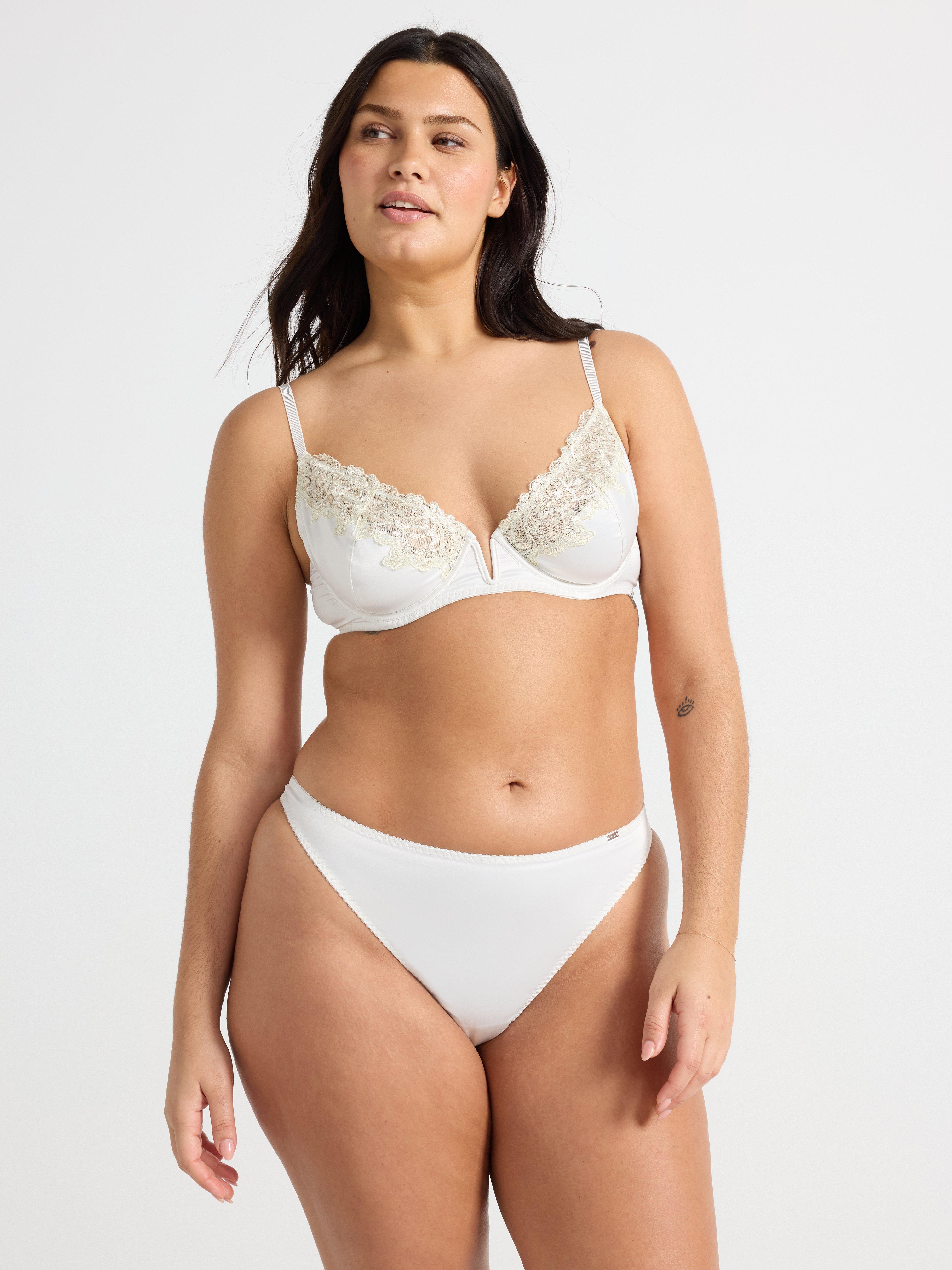 ella m – tanga blanco claro