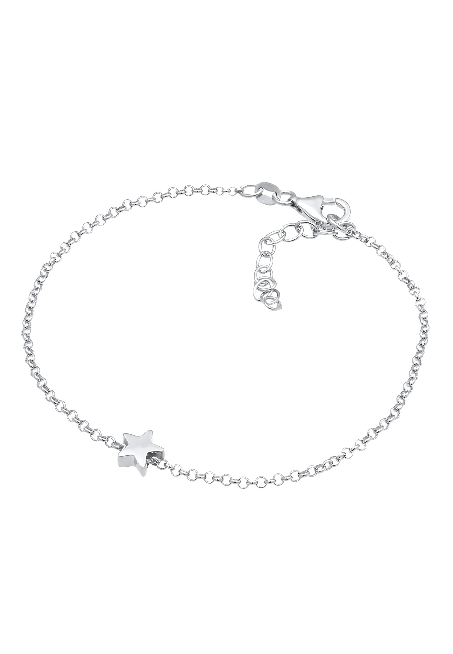 Elli Astro Étoile Basic Bracelet Femme - (925/1000) Argent