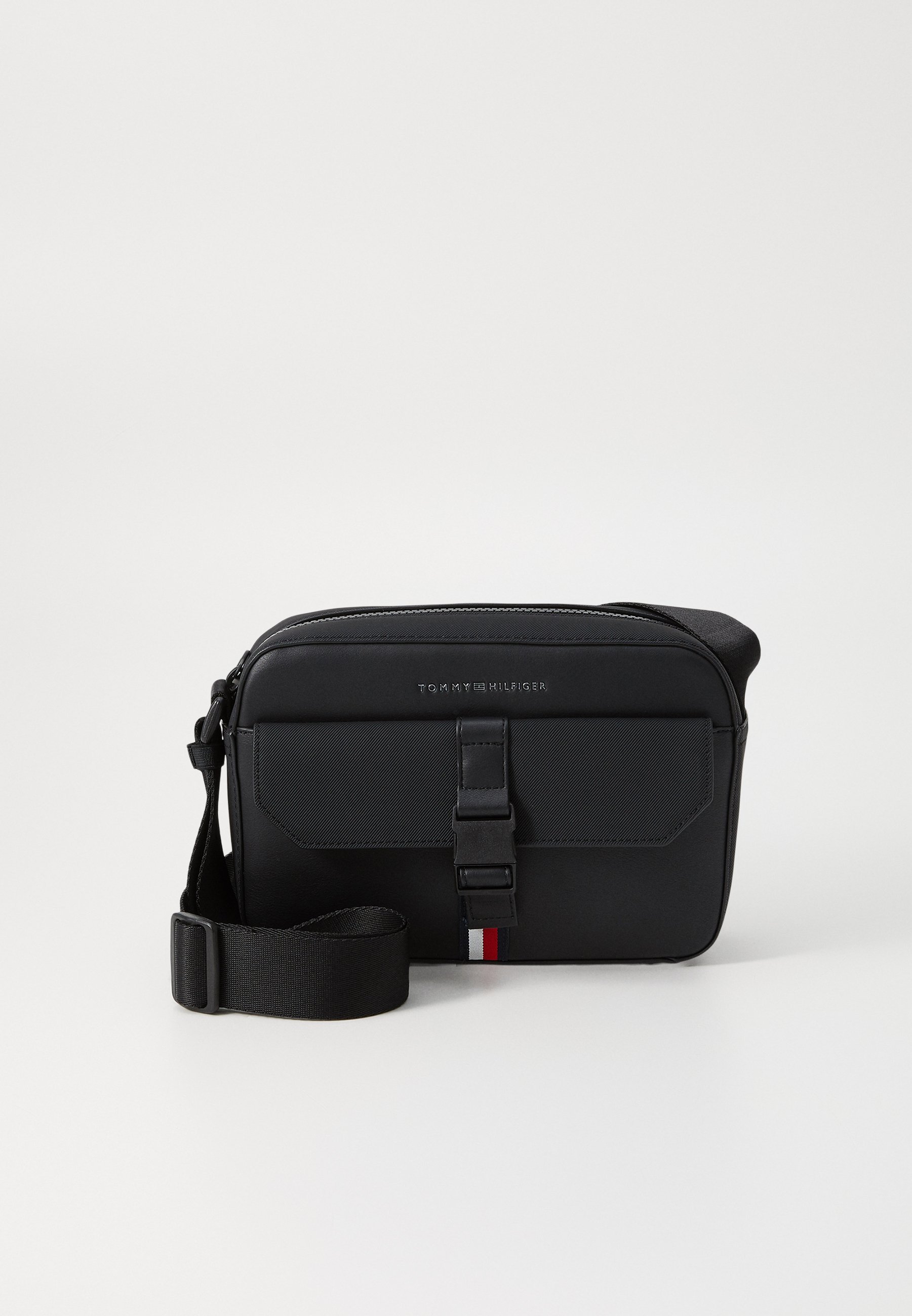 Tommy Hilfiger FOUNDATION REPORTER - Crossbodytas - zwart