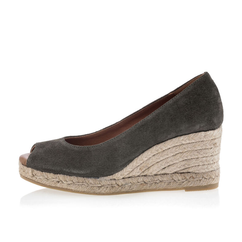 Zielone espadryle damskie z podeszwą ze sznurka