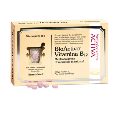 Complément alimentaire bioactif pour le système nerveux, vitamine B12, 60 comprimés