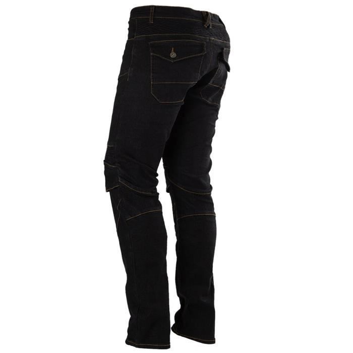 Pantalones de motocross para hombre y mujer con 4 protectores de cadera y rodilla.