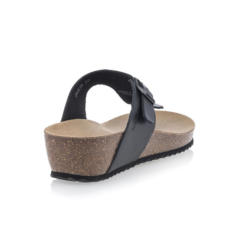 Sandali neri da donna / Scarpe aperte in punta