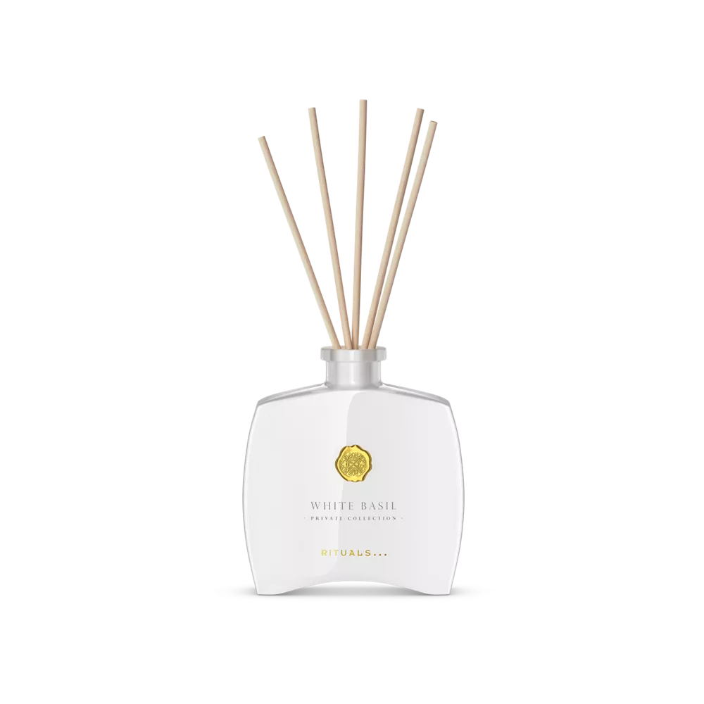 Varitas aromáticas de albahaca blanca de colección privada