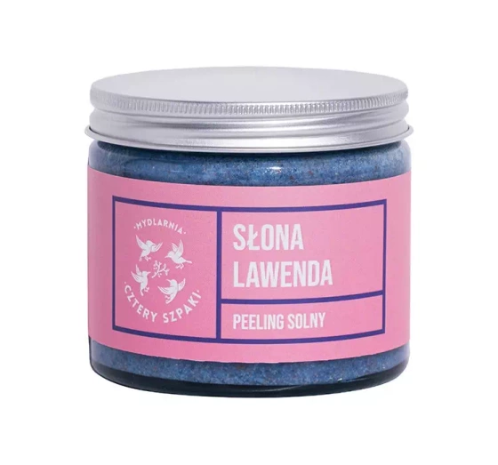 Mydlarnia Cztery Szpaki peeling słona Lawenda