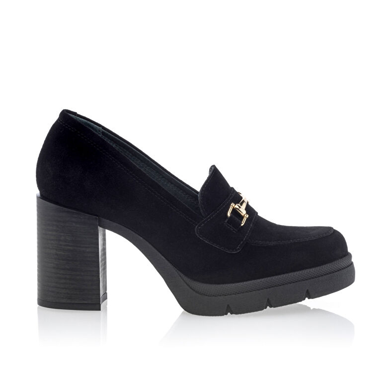Mocassini/scarpe da barca neri da donna