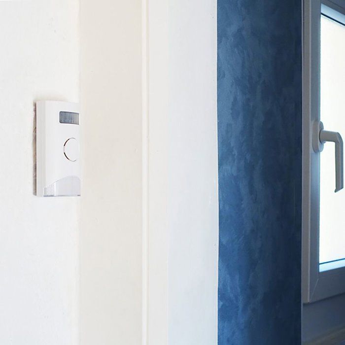 Kit di allarme espandibile con rilevamento di movimento - KYF - 434MHz - Luce di segnalazione - 3 sensori per porte/finestre - 2 telecomandi