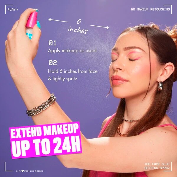 NYX Professional Makeup The Face Glue fiksuojantis purškiklis