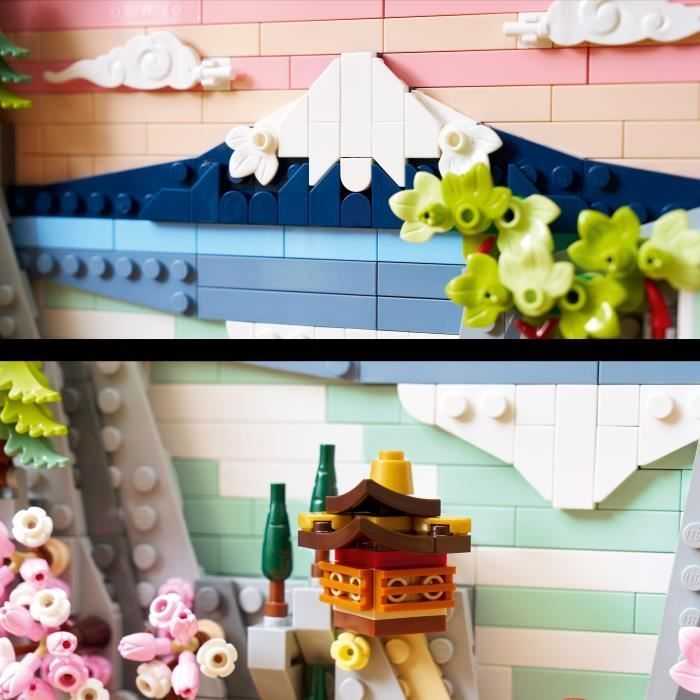 LEGO Art 31218 Flores de Cerezo - Set para Adultos - Modelo de Decoración de Pared