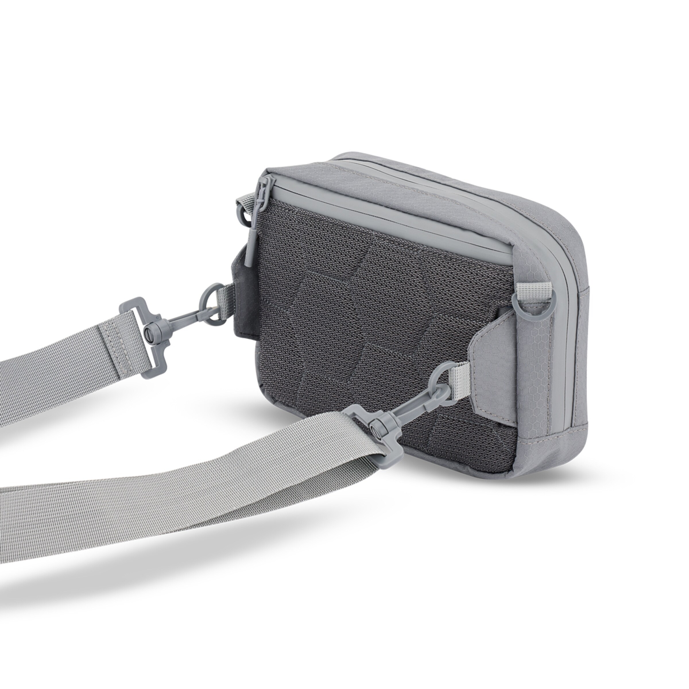 Banff Crossbody Gris Pierre