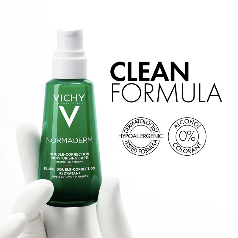 Vichy Normaderm Phytosolution korekčná starostlivosť s dvojitým účinkom proti nedokonalostiam pleti náchylnej na akné