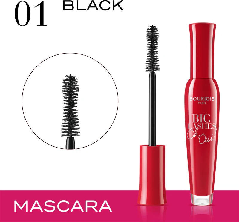 „Bourjois Volume Glamour Oh Oui!“ blakstienų tušas pailgina ir atskiria blakstienas