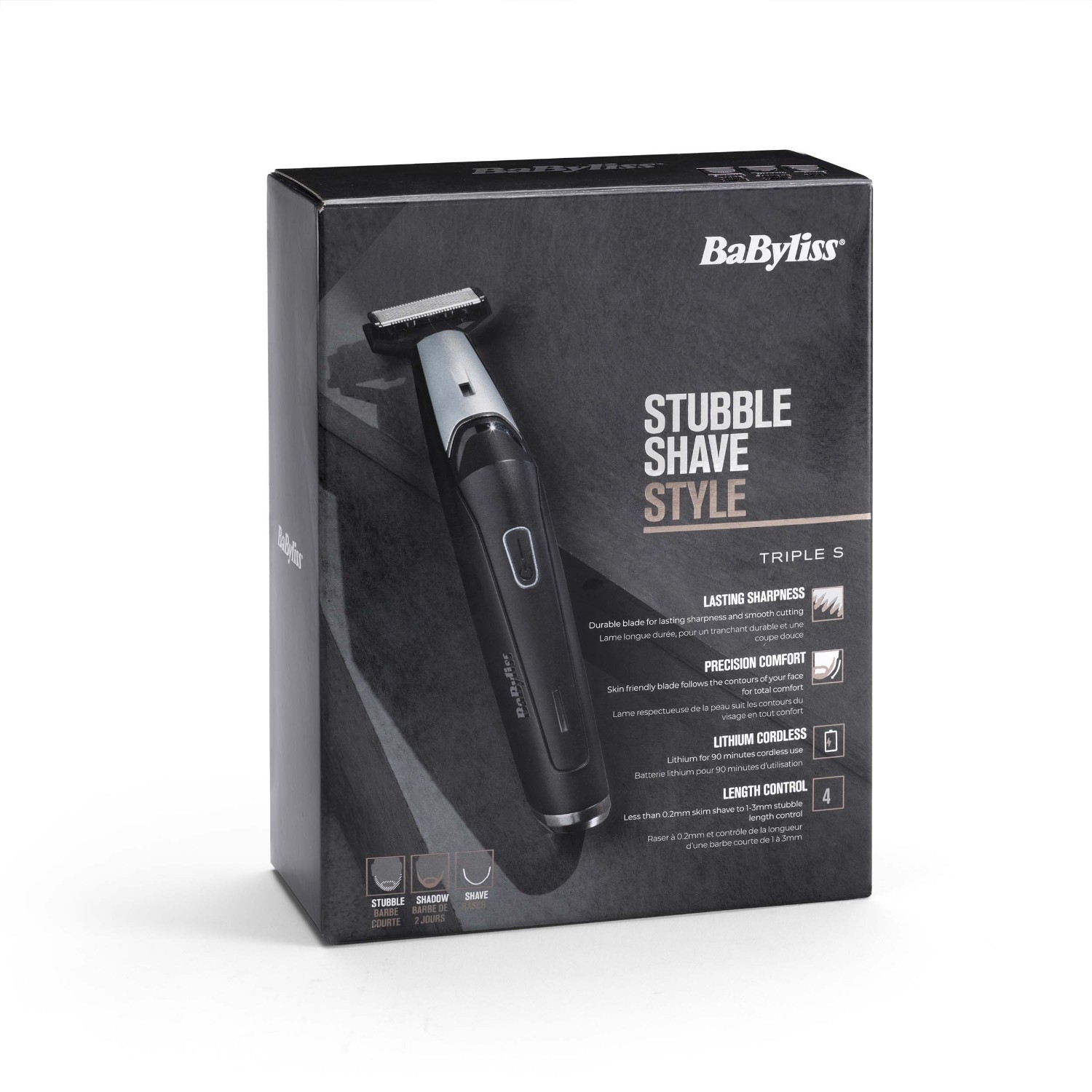 BaByliss Tondeuse barbe hybride - Triple S