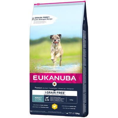 Eukanuba Kornfri Små & Mellemstore Adult - Kylling