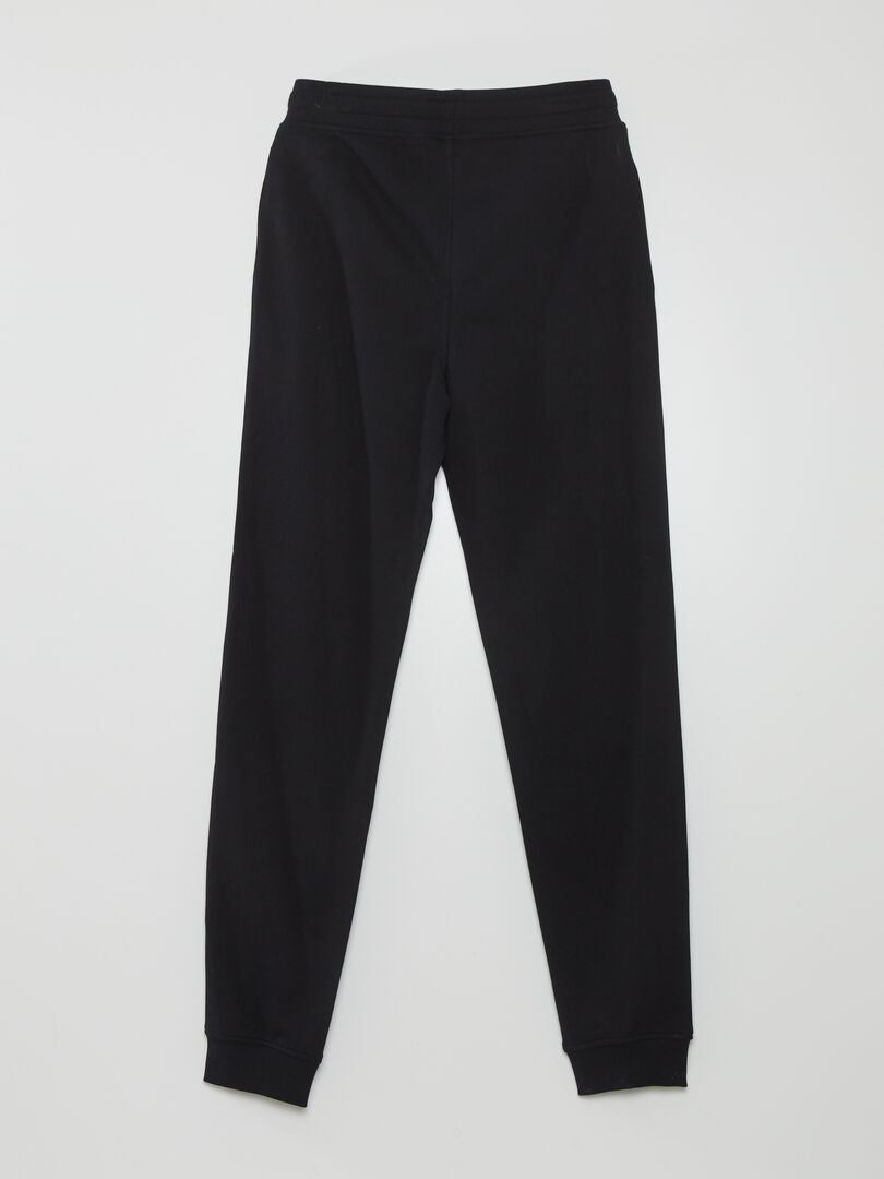 Franse badstof joggingbroek - zwart