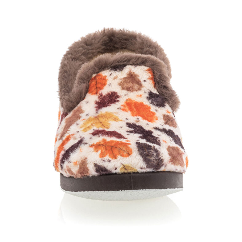 Pantuflas marrones para mujer
