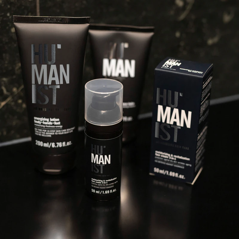 Bálsamo pós-barba calmante Humanist da Delia Cosmetics