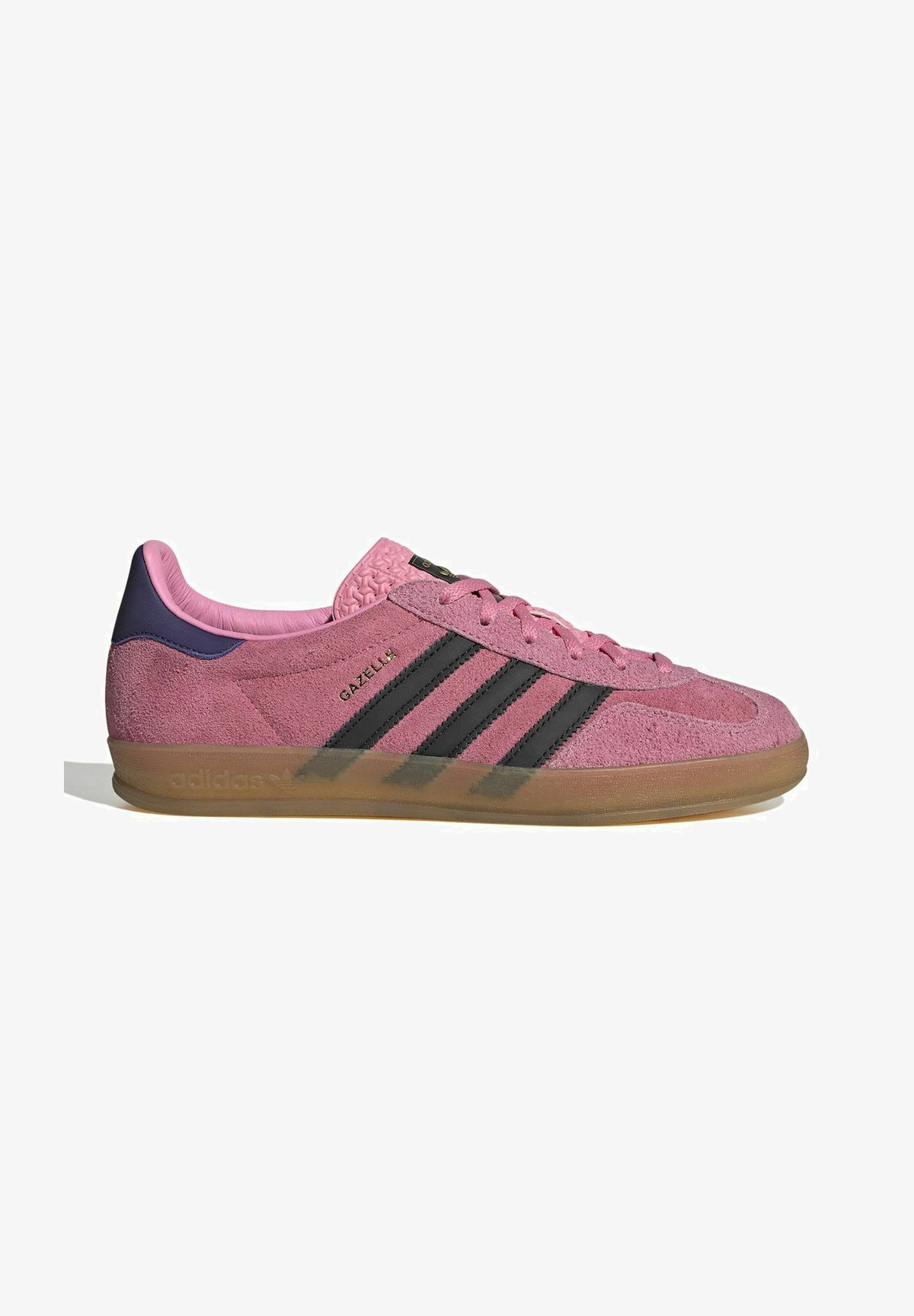 adidas Originals GAZELLE INDOOR W UNISEX - Sneaker - Bliss Pink/Core Black/Collegiate Purple