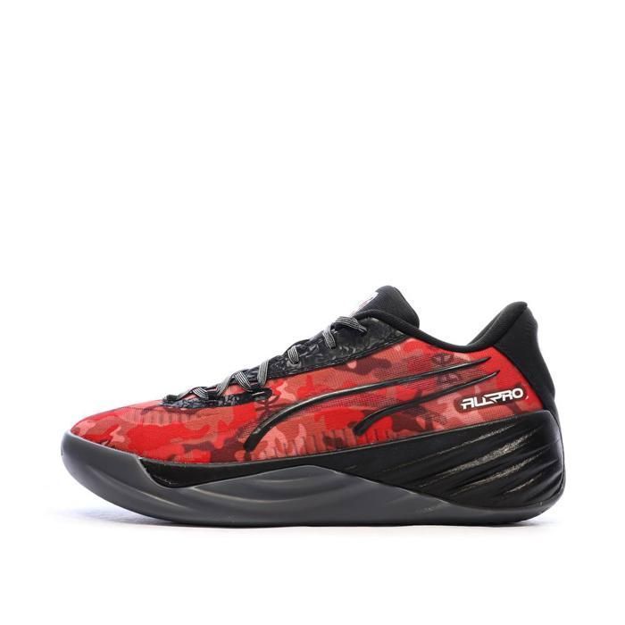 Scarpe da basket da uomo Puma All Pro Nitro, nere/rosse